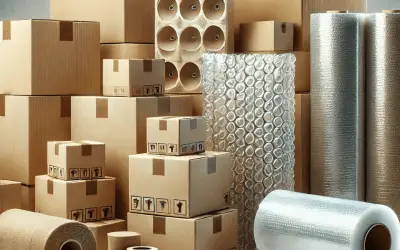 كراتين تعبئة ونقل البضائع