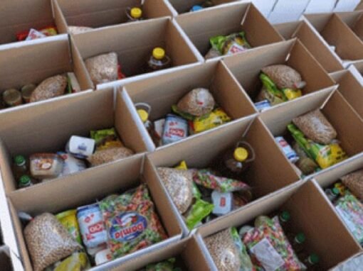 كراتين التغليف ودعم غزة الإنساني – مع شركة السلام